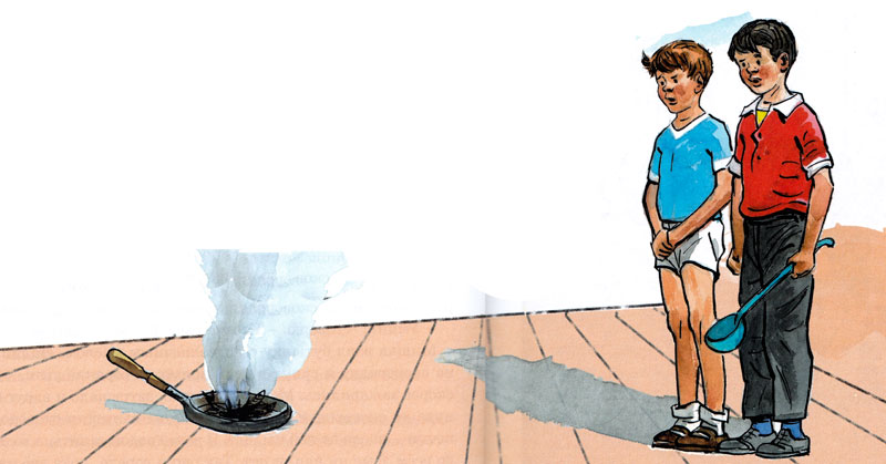 Угли на сковородке