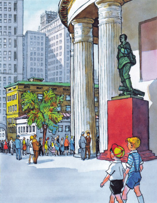 Метро - рассказ Носова