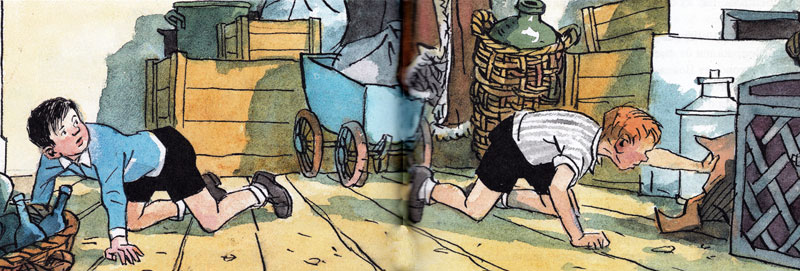 Ребята ищут своего друга