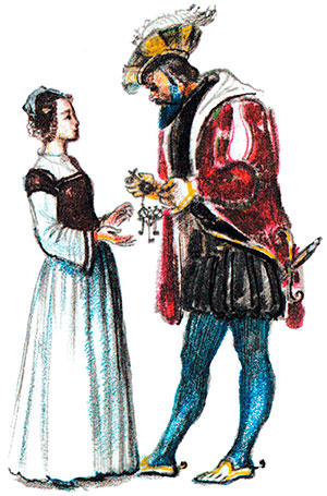 Синяя борода передает ключи