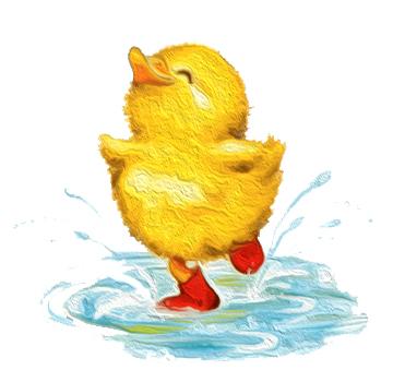 Про лужу и булочку с изюмом