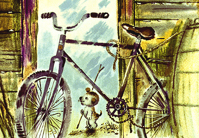 Старый велоиспед