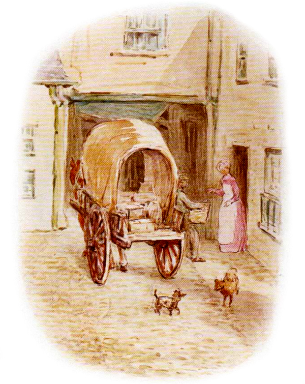 Повозка в городе