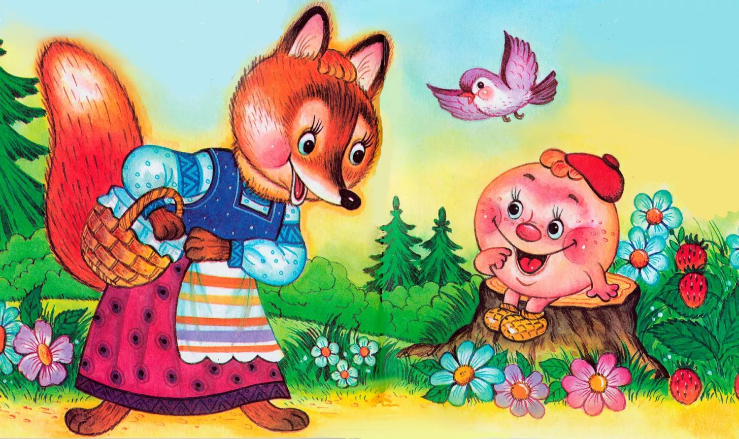 Колобок и лиса