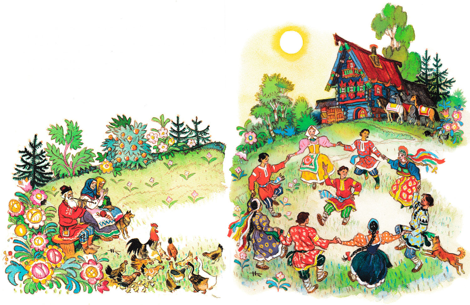 Иван &ndash; крестьянский сын и его семья танцуют