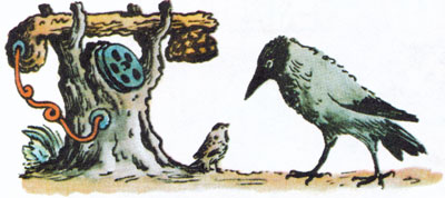 Воробей и ворона