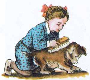 Девочка и щенок