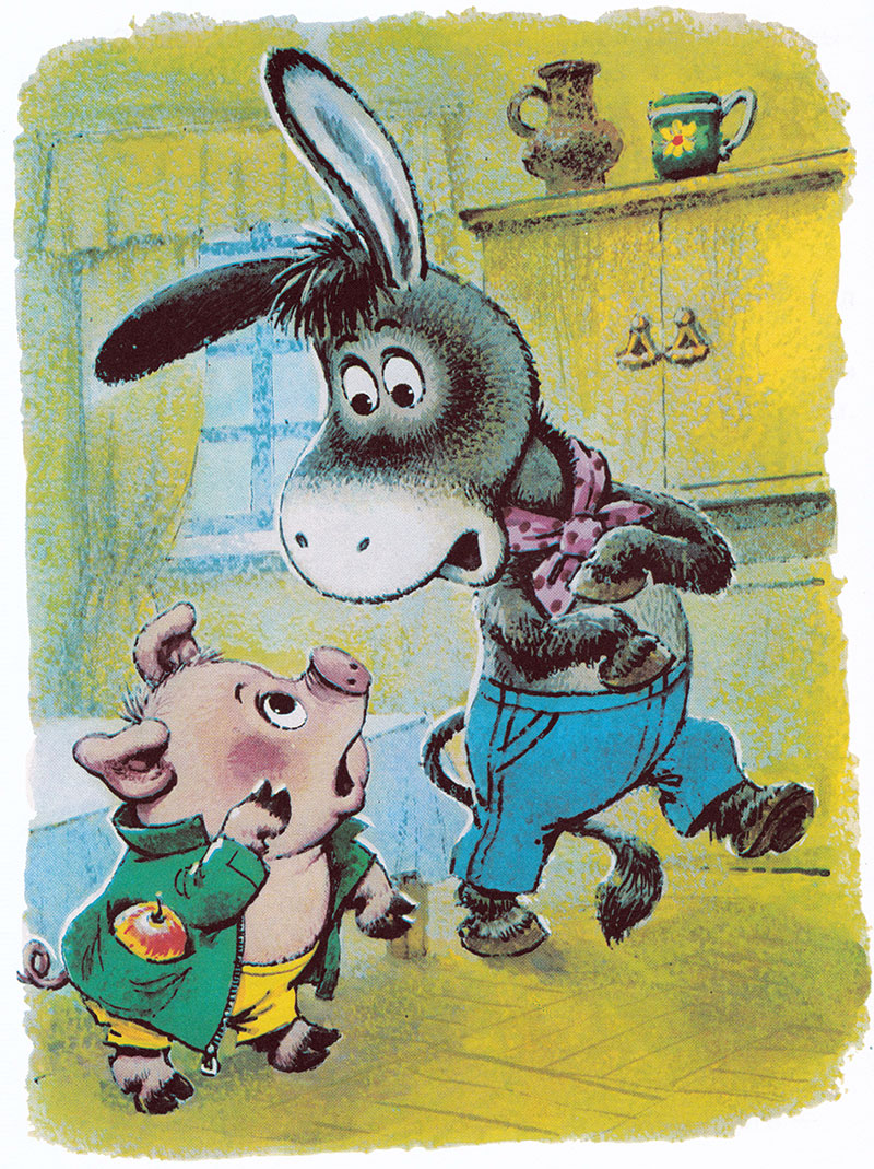 Упрямый, упрямый, упрямый ослик