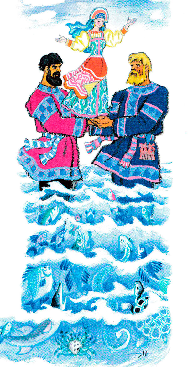 Марья-царевна на море