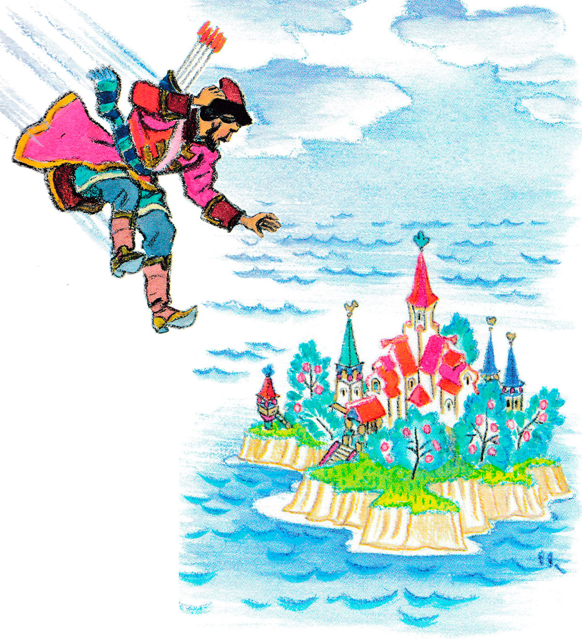 Остров в море