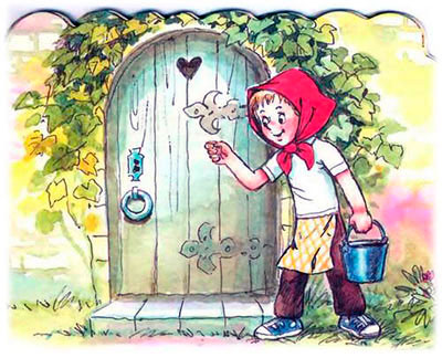 Петя стучит в дверь