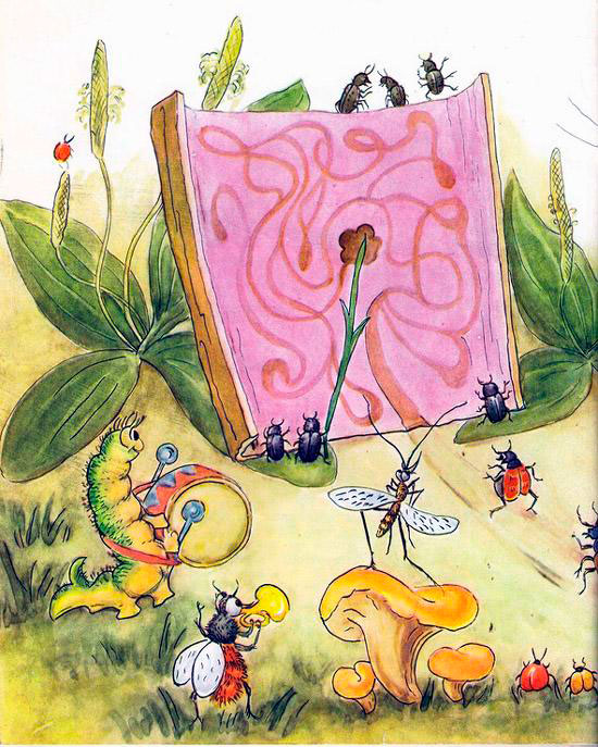 Жуки придумали лабиринт