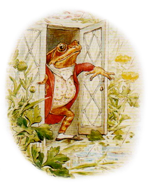 Лягушонок вышел на улицу