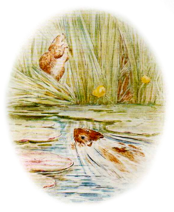 Мышка в кустах