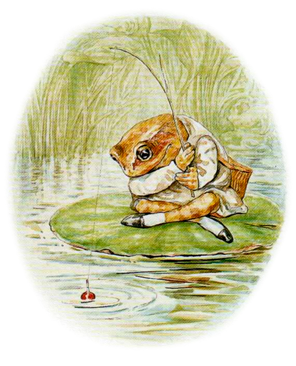 Лягушонок и поплавок