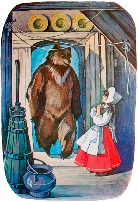 Медведь пришел в гости