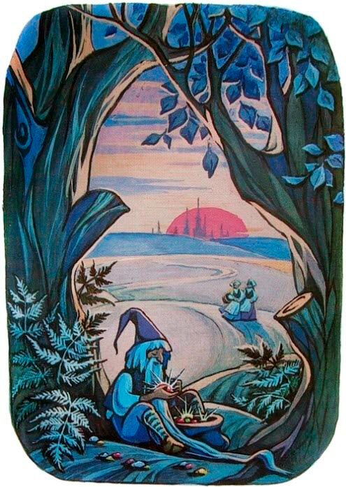 Гном с мешком золота