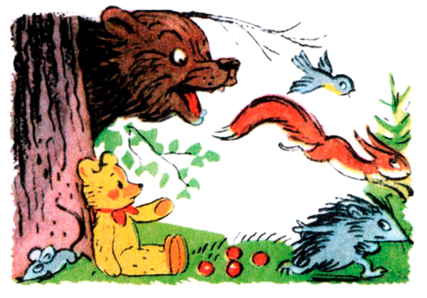 Пришла медведица