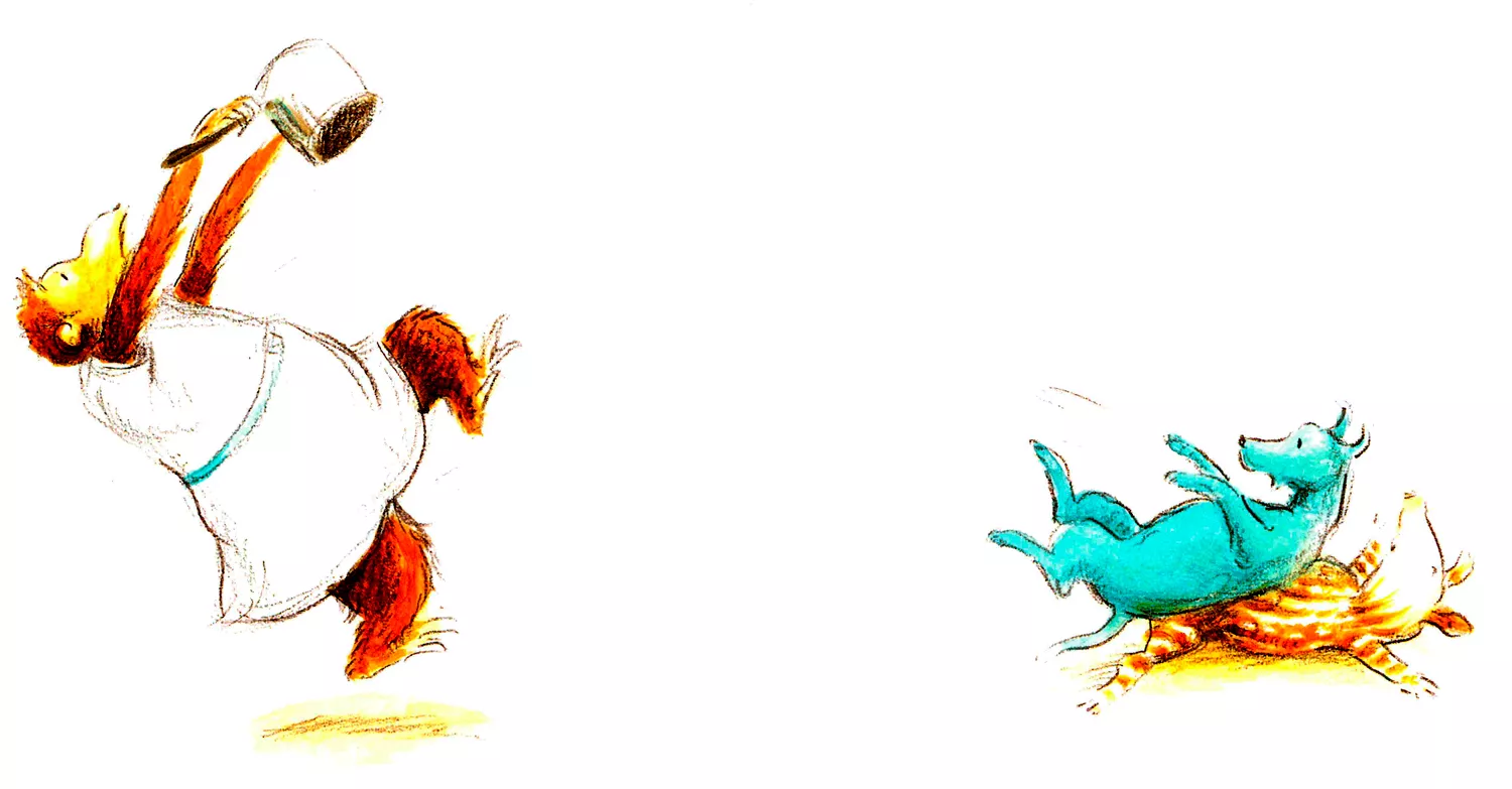 Обезьянка и собачка упали