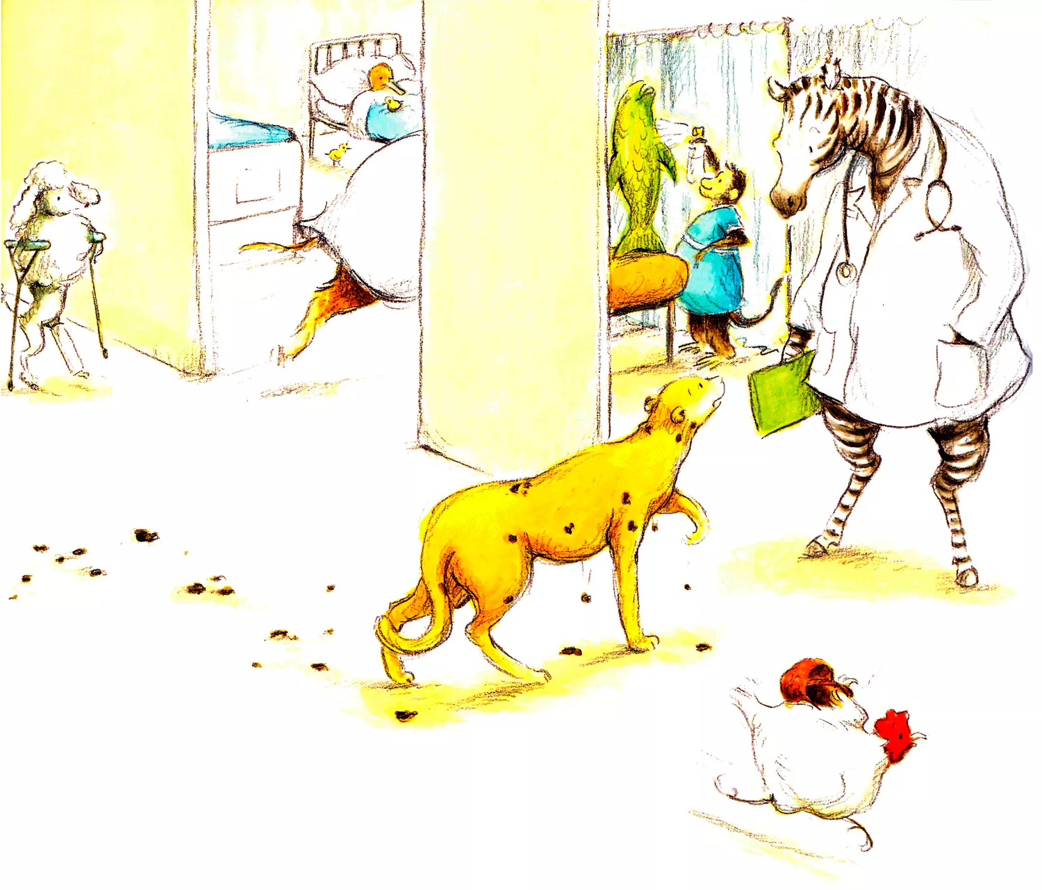 Леопард без пятнышек