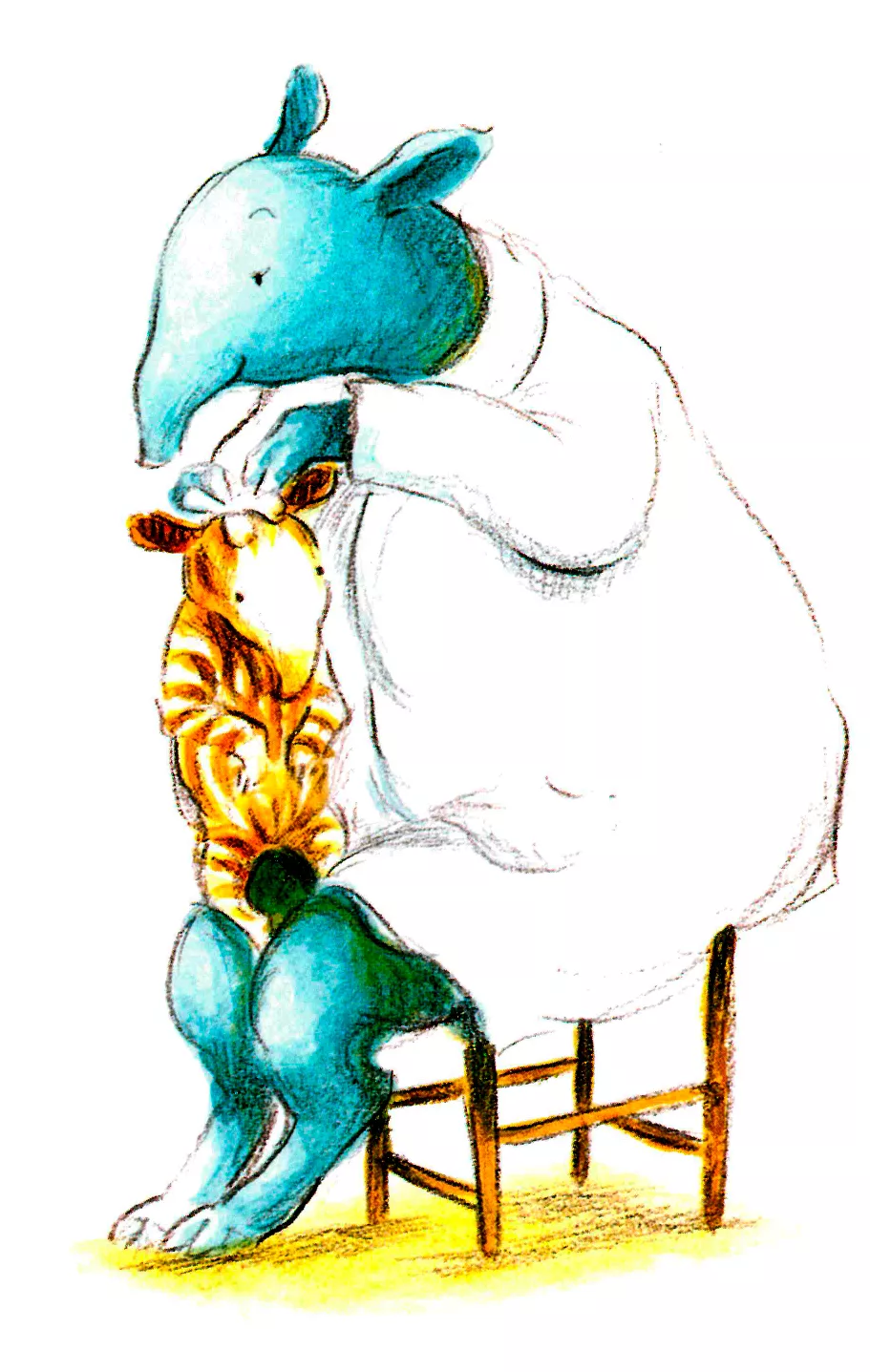 Мама ухаживает за Терри