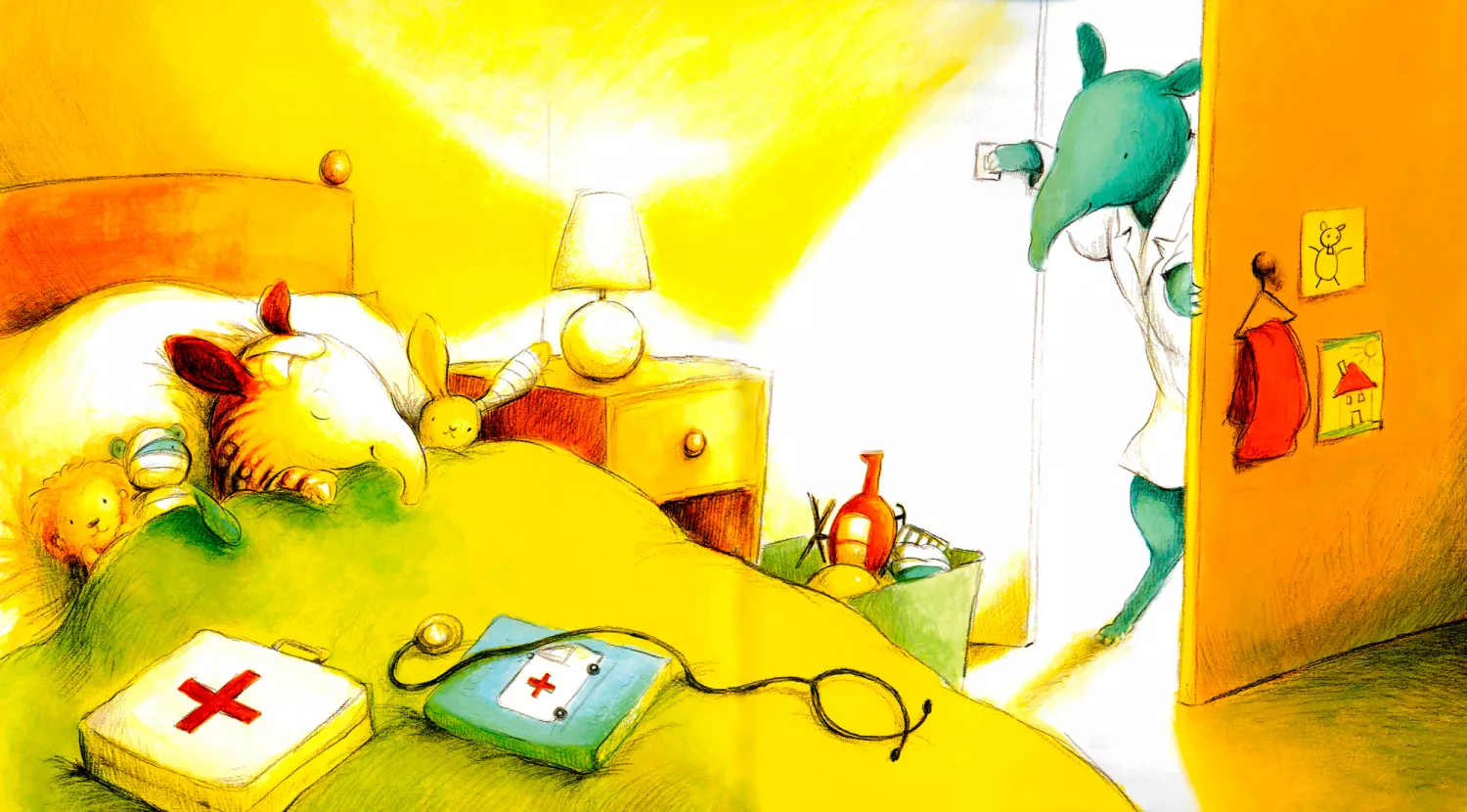 Терри сладко спит